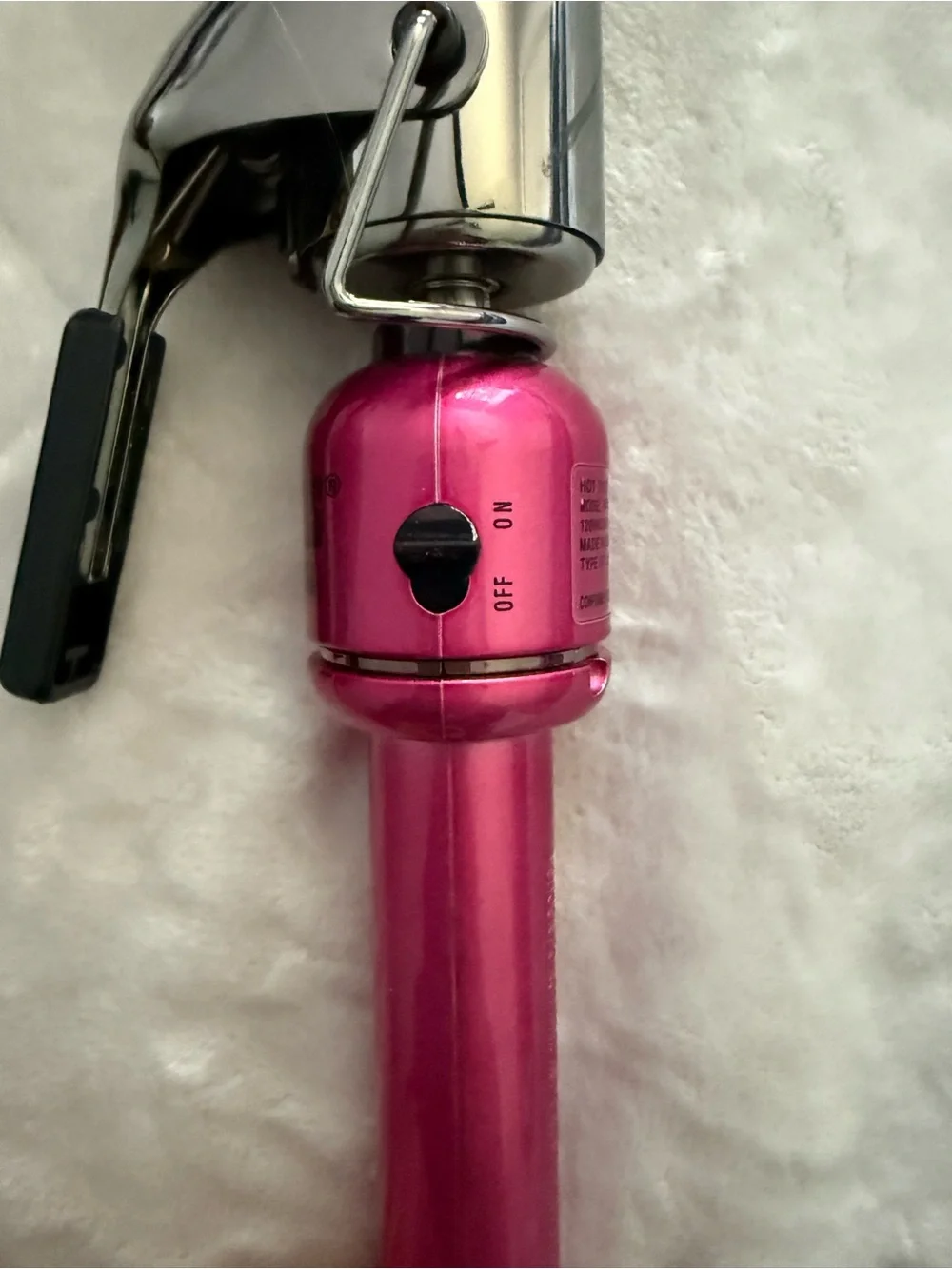Hot Pink Curling Iron - Women Hair Tool